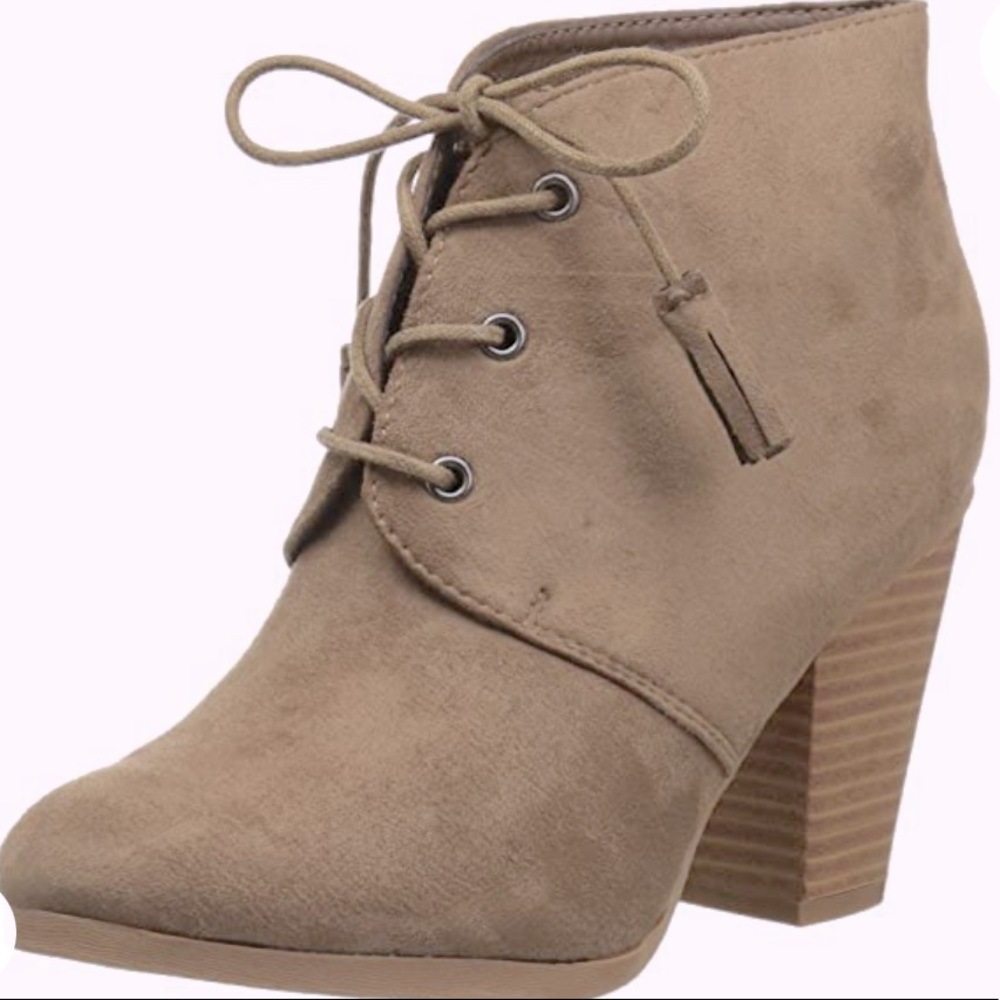 Brinley Co. Lace Up Ankle Bootie